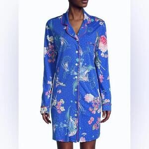 Johnny Was Revive Long-Sleeve Sleep Shirt Boutique - S